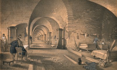 Interieur van Fort Nicholas door Edmund Walker