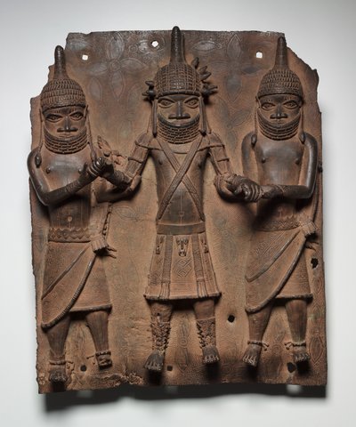 Plaquette, mogelijk 1500-1600 door Edo Culture