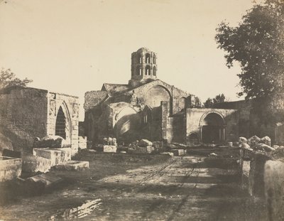 Saint-Honorat, bij Arles door Edouard Denis Baldus