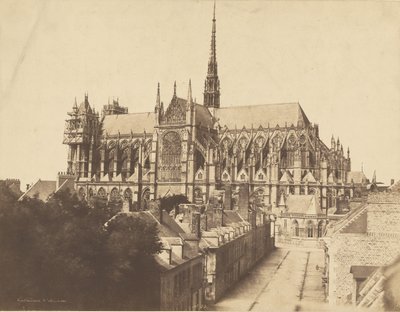 Kathedraal van Amiens door Édouard Baldus