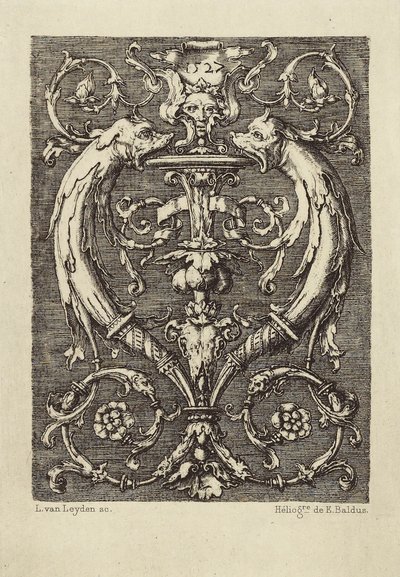 [Ontwerp door Lucas van Leyden]. door Édouard Baldus