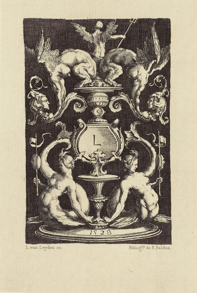 [Ontwerp door Lucas van Leyden]. door Édouard Baldus