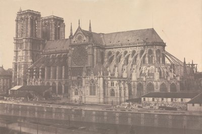 Notre-Dame, Parijs door Édouard Baldus