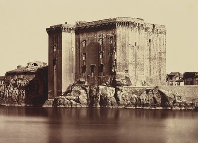 Tarascon. Kasteel door Édouard Baldus
