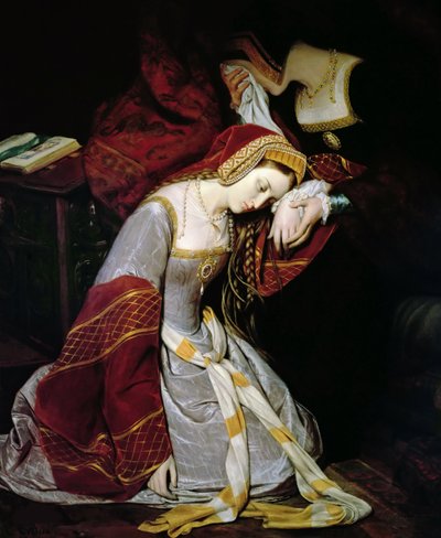 Anne Boleyn in de Tower of London door Edouard Cibot