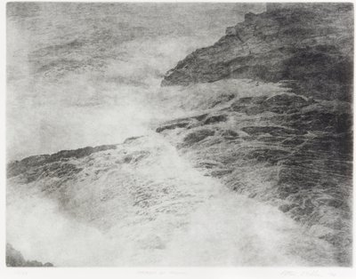 Watervallen van Rikuchu, 1994 door Edouard Cremieux