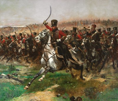 Vive LEmpereur Aanval van de 4e Huzaren bij de slag bij Friedland, 14 juni 1807 door Jean Baptiste Edouard Detaille