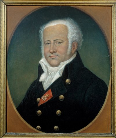 Portret van Jean Nicolas Baron Corvisart, dokter van Napoleon I door Edouard Dru