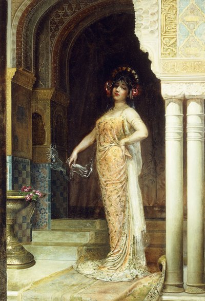 De Odalisk door Edouard Frederic Wilhelm Richter