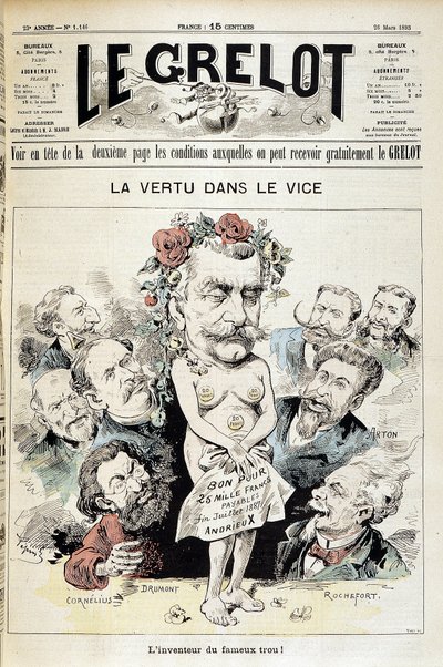 Cartoon over het Panama-schandaal: 