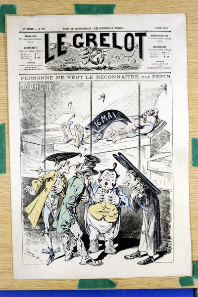 Omslag van Le Grelot, nummer 360, Satirique en Couleurs door Edouard Guillaumin Pepin