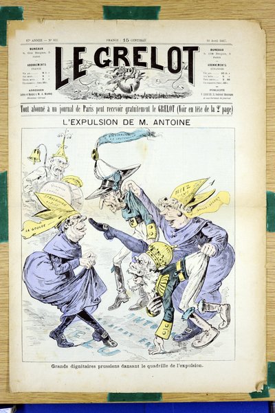 Omslag van Le Grelot, nummer 835, Satirique en Couleurs door Edouard Guillaumin Pepin