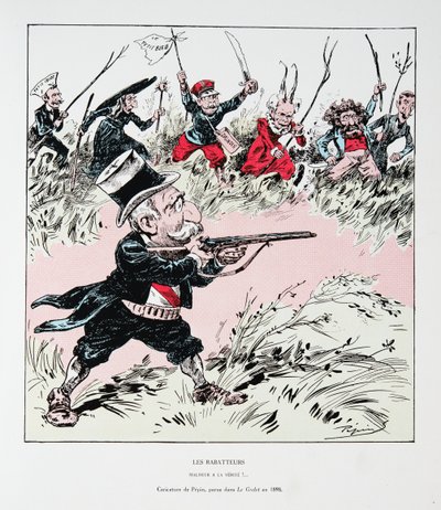 De drijvers: Ongeluk voor de waarheid!, uit Geschiedenis van de Derde Republiek, Vol. I, de Politieke Geschiedenis door Edouard Guillaumin Pepin