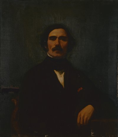 Zelfportret door Édouard Hostein