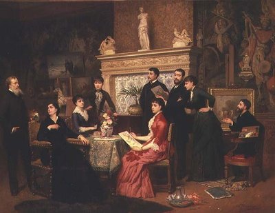 De Schilderles door Edouard Jean Conrad Hamman