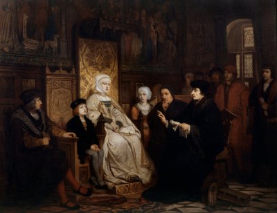 De jeugd van Karel V, een lezing van Erasmus in Brussel in 1511 door Edouard Jean Conrad Hamman