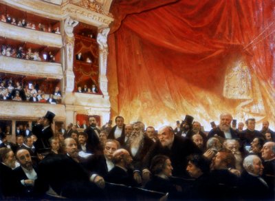 Een Pauze met de Comédie Française door Edouard Joseph Dantan