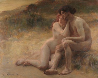 De tijd vliegt (Fragment) door Edouard Joseph Dantan