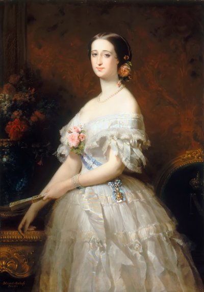 Eugénie de Montijo, Keizerin van de Fransen door Edouard Louis Dubufe