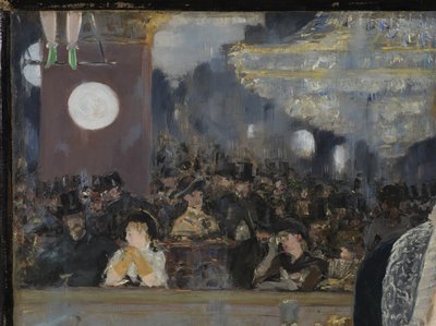 Een bar in de Folies-Bergère, 1881-82 (detail) door Édouard Manet