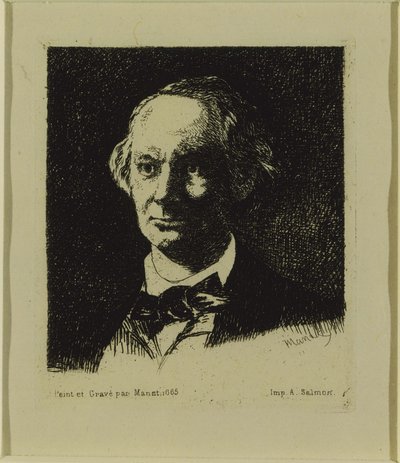 Baudelaire door Édouard Manet