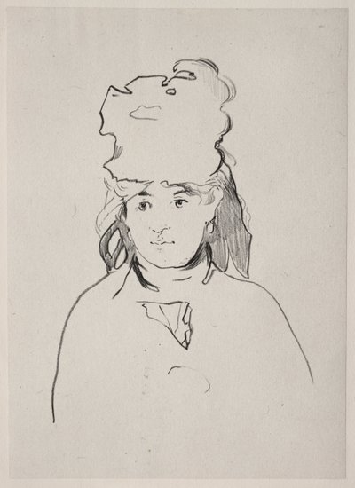 Berthe Morisot, 1872 door Édouard Manet