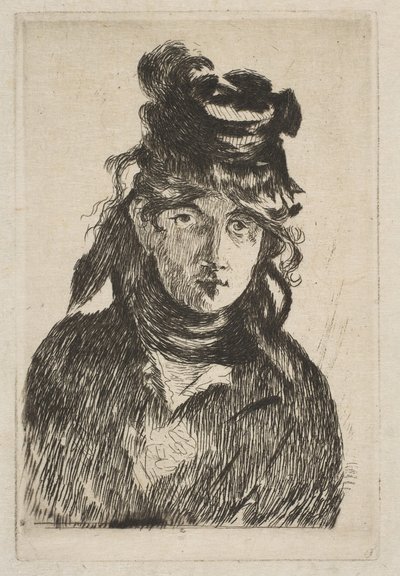 Berthe Morisot, 1872 door Édouard Manet