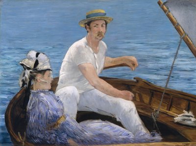 Boottocht, 1874 door Édouard Manet