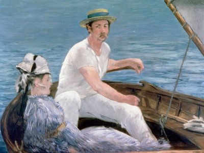 Boottocht, 1874 door Édouard Manet
