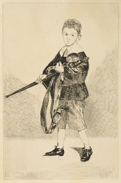 Jongen met het Zwaard door Édouard Manet
