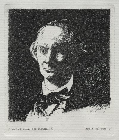 Charles Baudelaire door Édouard Manet
