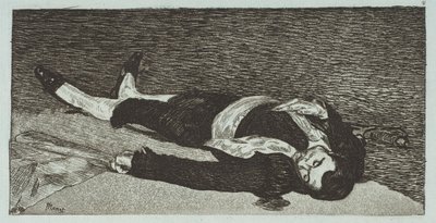 Dode Toreador door Édouard Manet