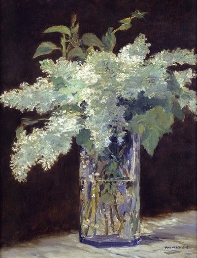 Het boeket seringen door Édouard Manet