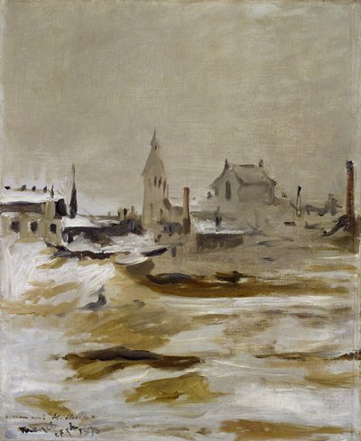 Effect van Sneeuw in Petit-Montrouge door Édouard Manet