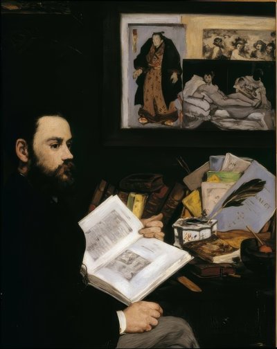 Emile Zola door Édouard Manet