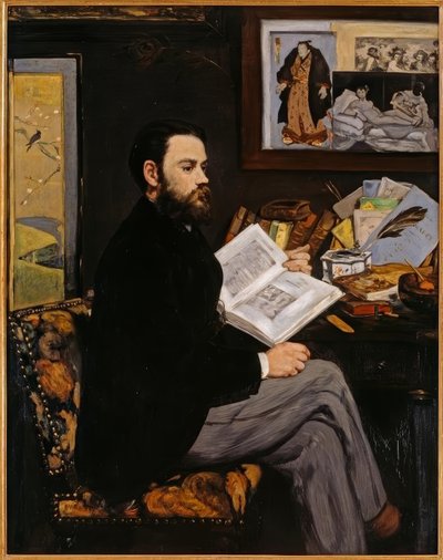 Emile Zola door Édouard Manet