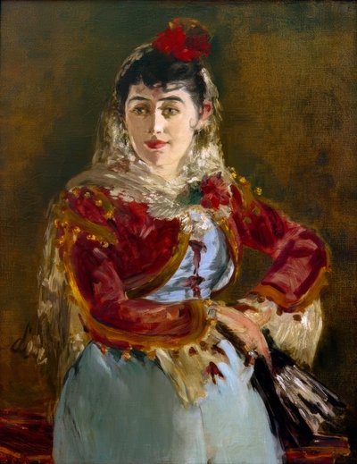 Emilie Ambre in de rol van Carmen door Édouard Manet