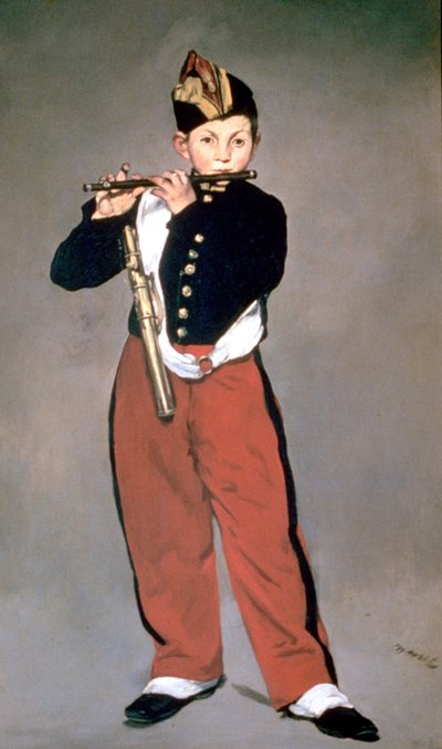 De fluitspeler door Édouard Manet