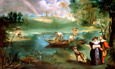 Vissen bij St Ouen, 1860-1861 door Édouard Manet