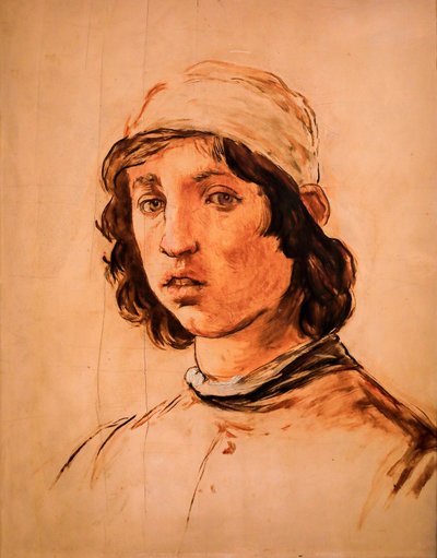 Hoofd van een jonge man naar Filippino Lippi