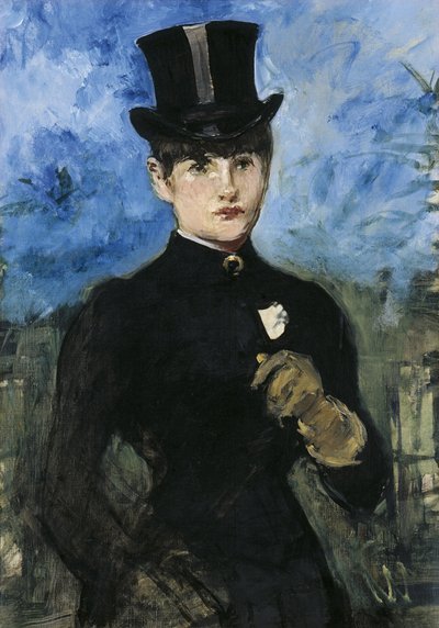 Amazone, Vooraanzicht, c. 1882 door Édouard Manet