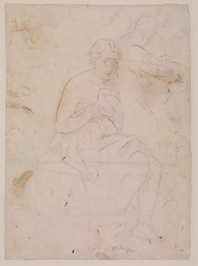 Ingesneden markeringen van De Toilette door Édouard Manet