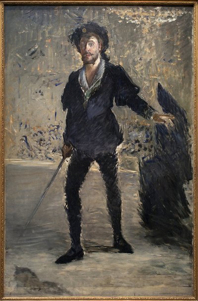 Jean Baptiste Faure in de opera Hamlet van Ambroise Thomas door Édouard Manet