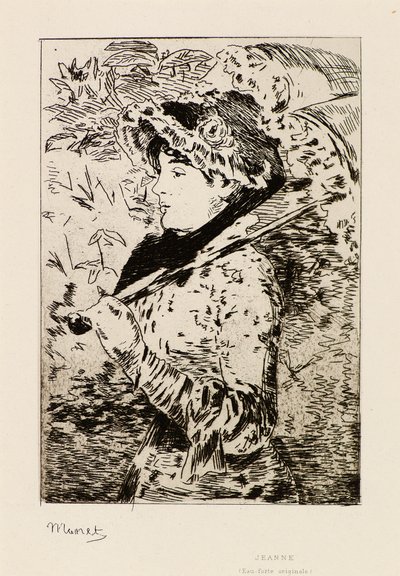 Jeanne door Édouard Manet