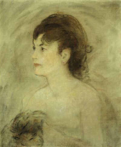 Jonge vrouw met decolleté, 1882 door Édouard Manet