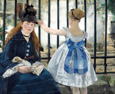 De spoorweg door Édouard Manet