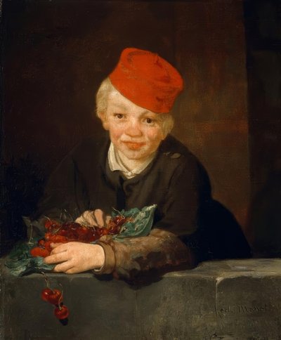 De jongen met de kersen door Édouard Manet