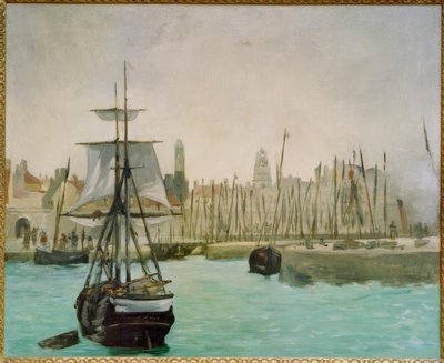 De Haven van Calais door Édouard Manet