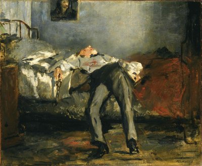 Le Suicidé, ca. 1877 door Édouard Manet