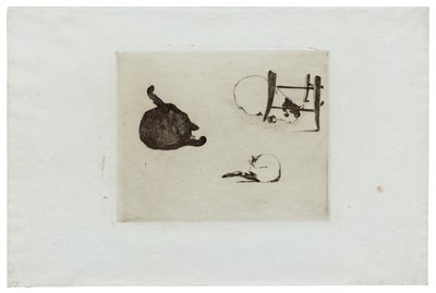 De katten door Édouard Manet
